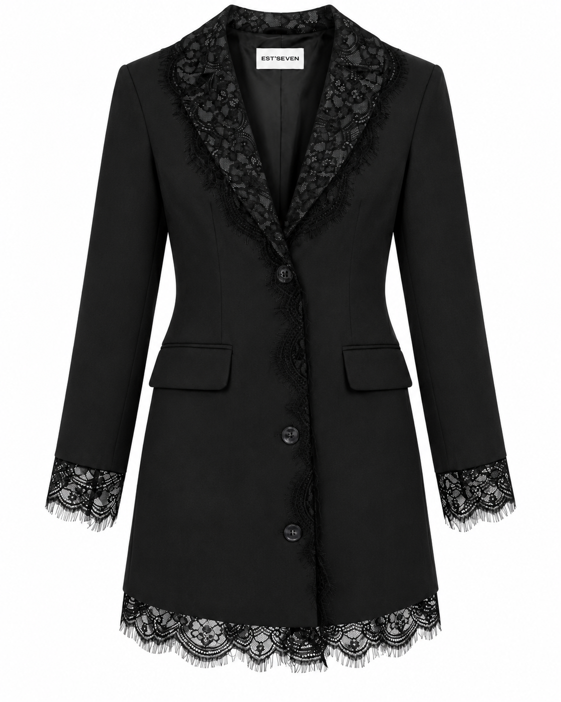 JOEY BLAZER DRESS BLACK