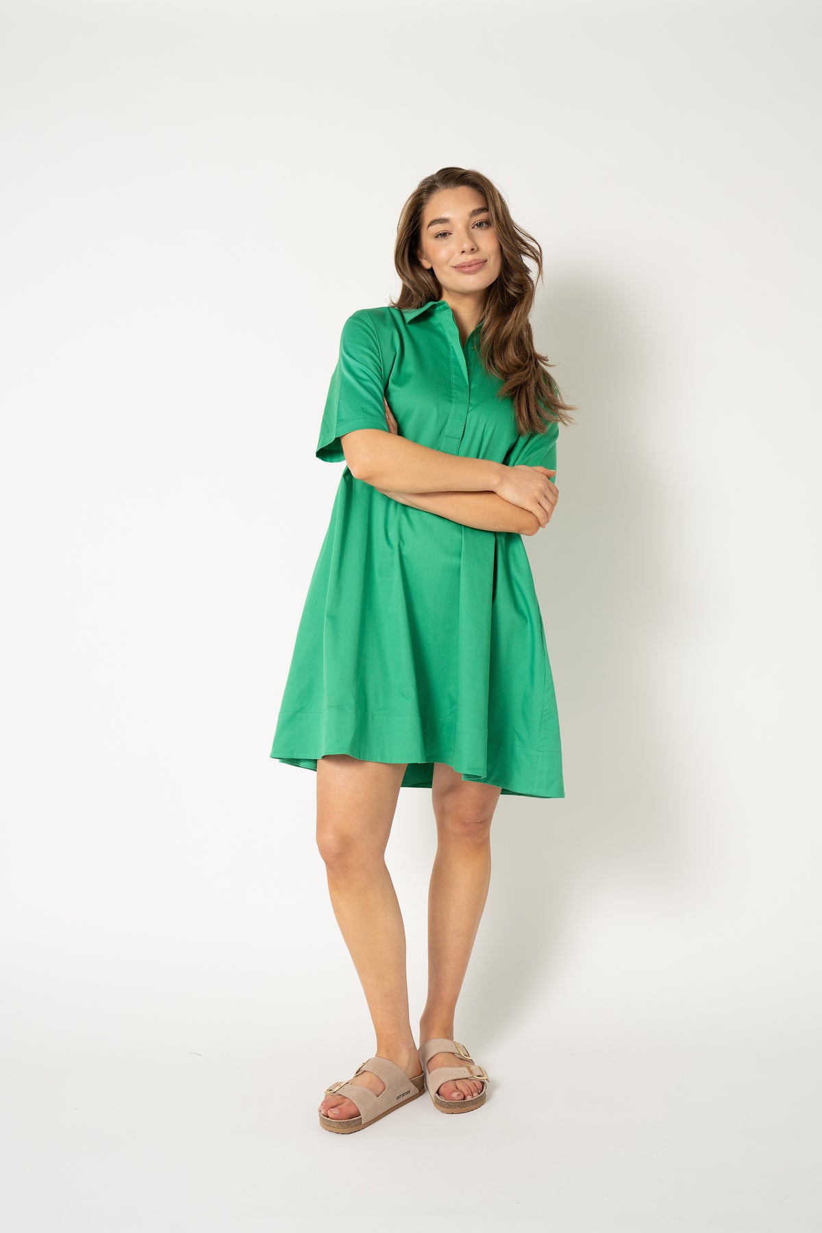 BEYZA DRESS Bright Green