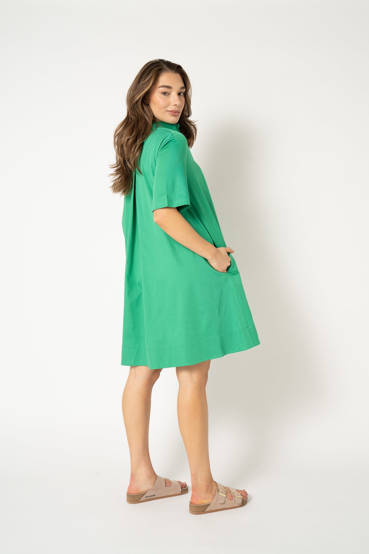 BEYZA DRESS Bright Green
