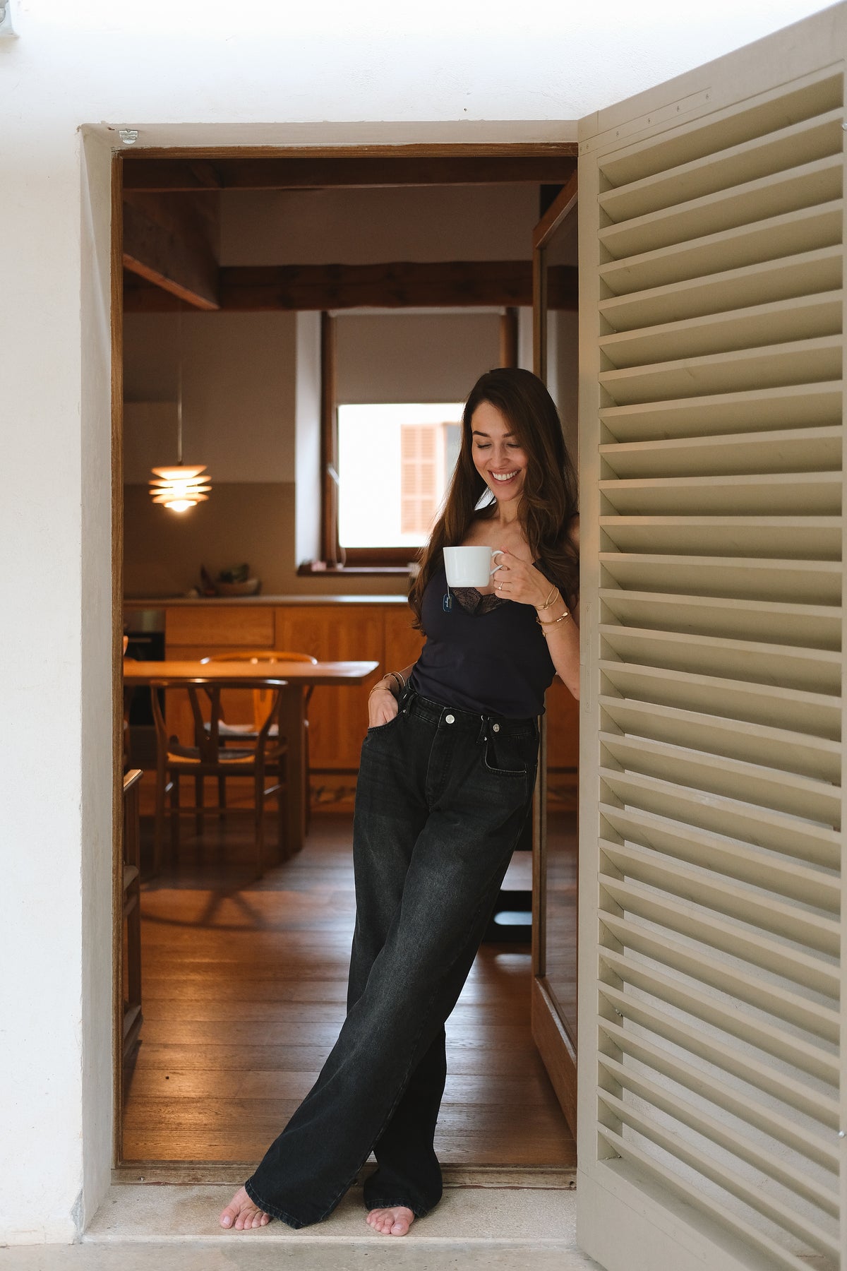 Griffith Denim 25 Black STONE WASHED