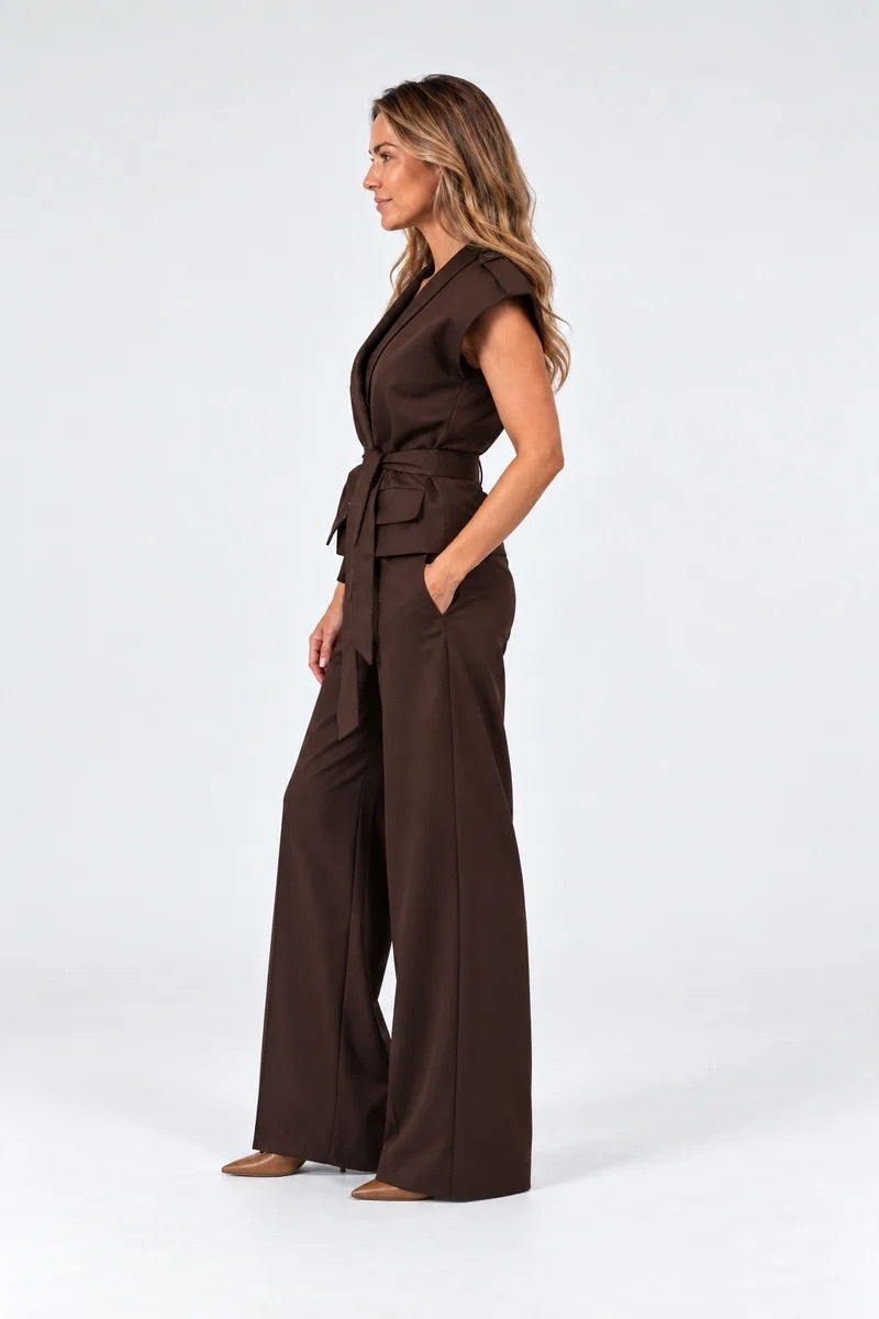 FERREIRA JOSIAH TROUSER FW26 DARK BROWN