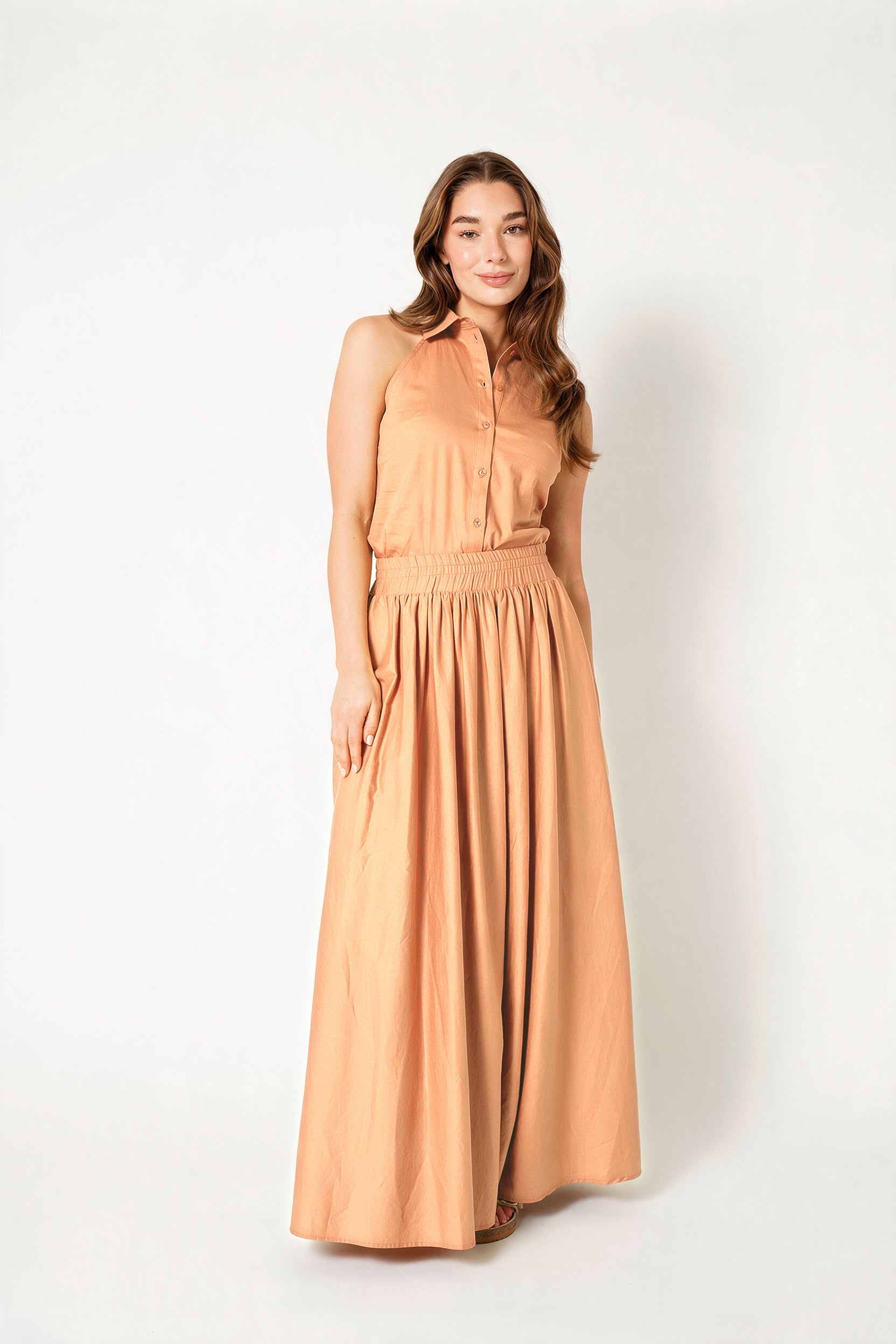 LUCIA BLOUSE RNBW Terracotta
