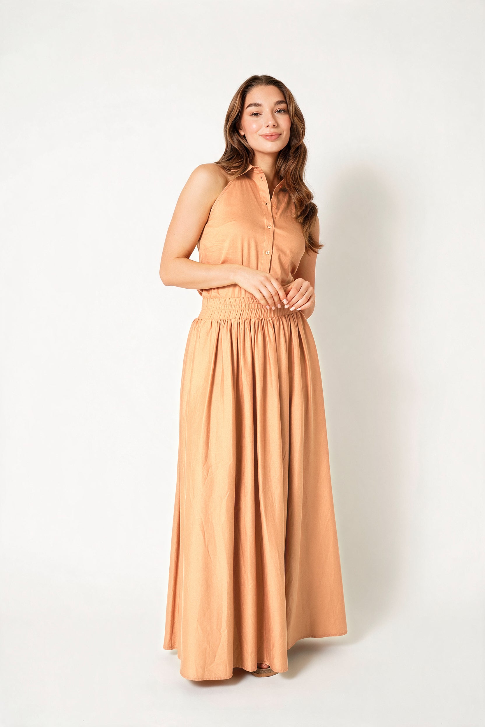 LUCIA BLOUSE RNBW Terracotta
