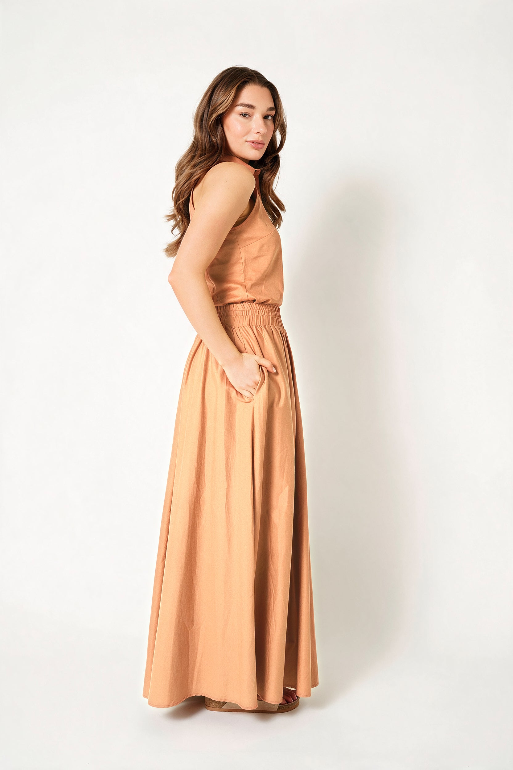 LUCIA BLOUSE RNBW Terracotta