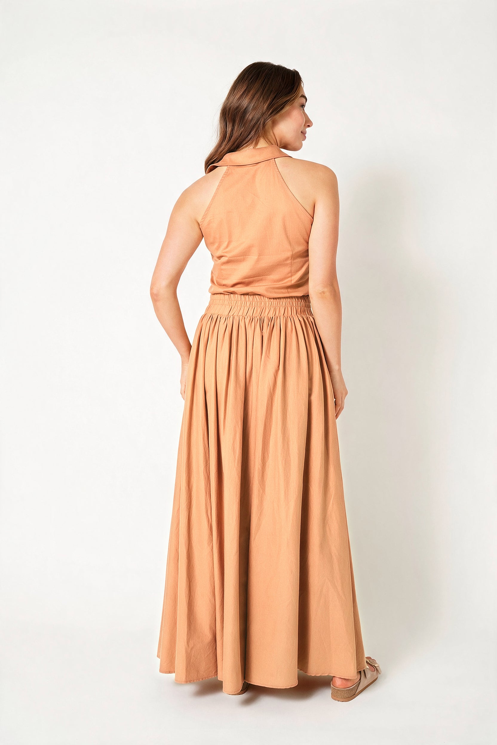 LUCIA BLOUSE RNBW Terracotta