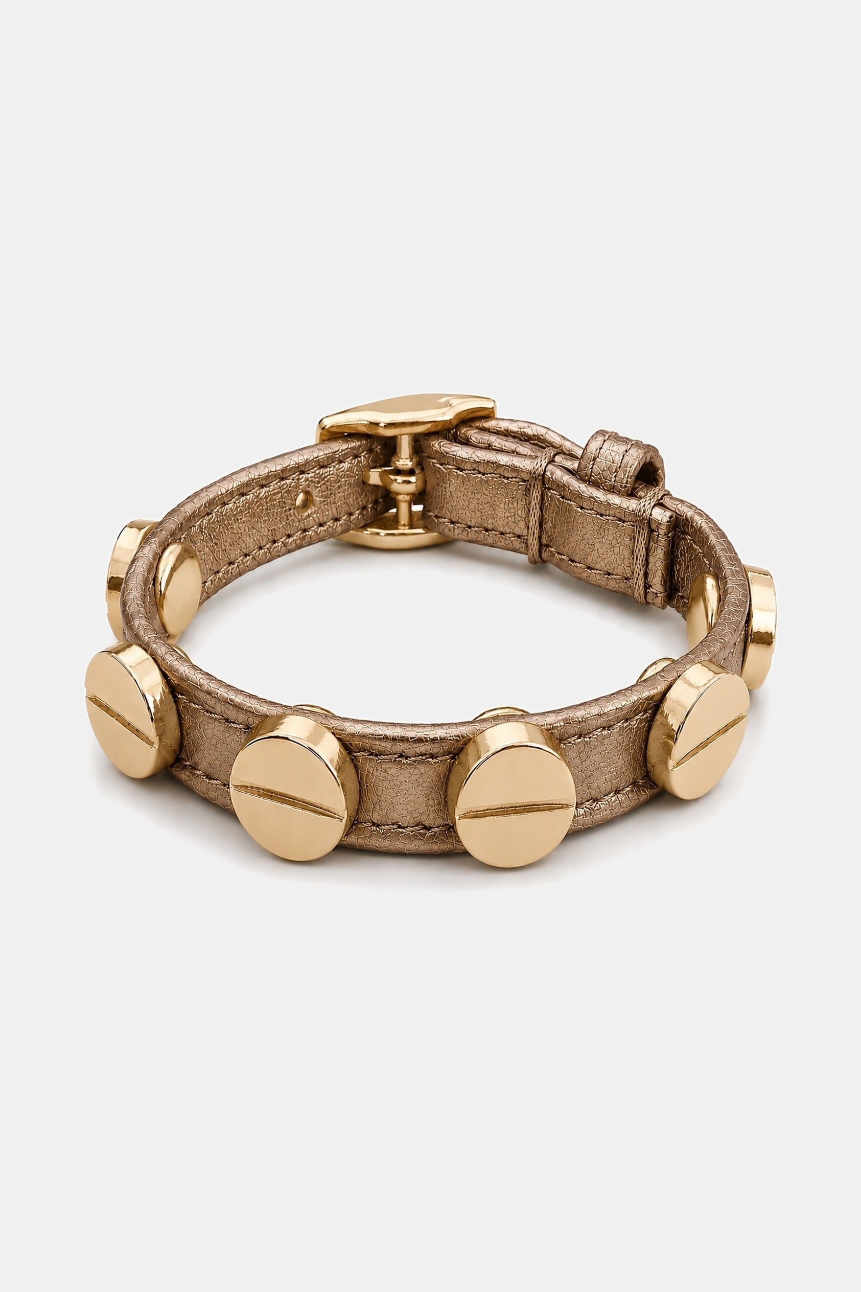 Screw Bracelet Bronz Mettalic - Rose Gold