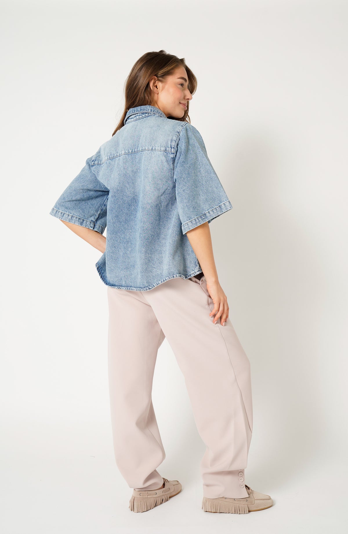 LOUA Pantalon TRVL Beige Creme