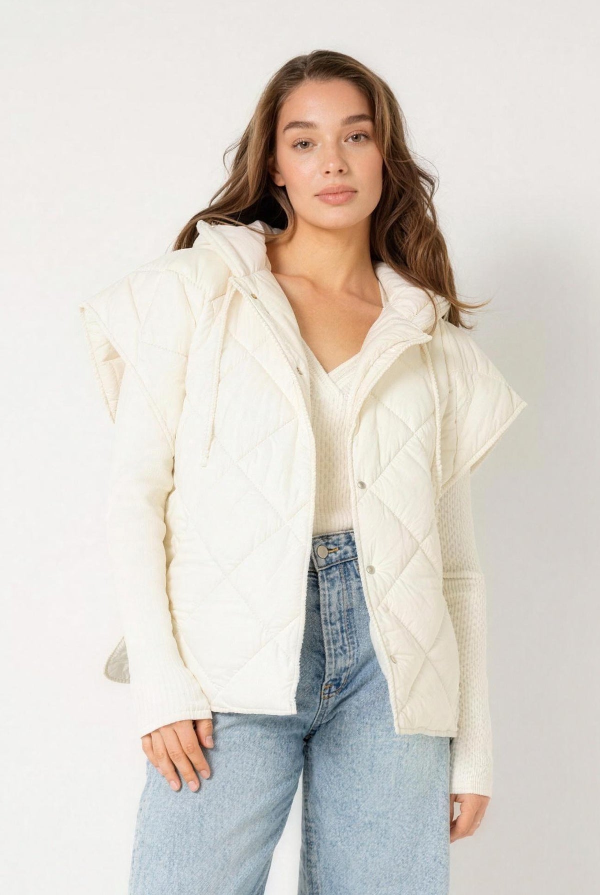 Noelle Cape CRÈME - OFF WHITE