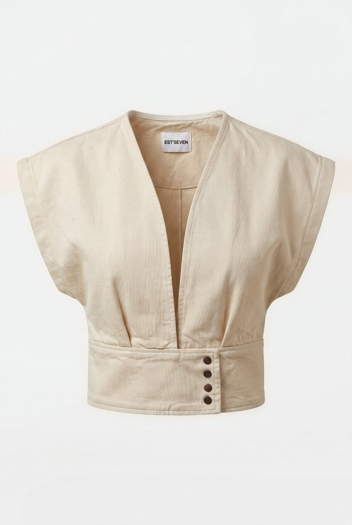 PFEIFFER TOP DENIM 26 BEIGE