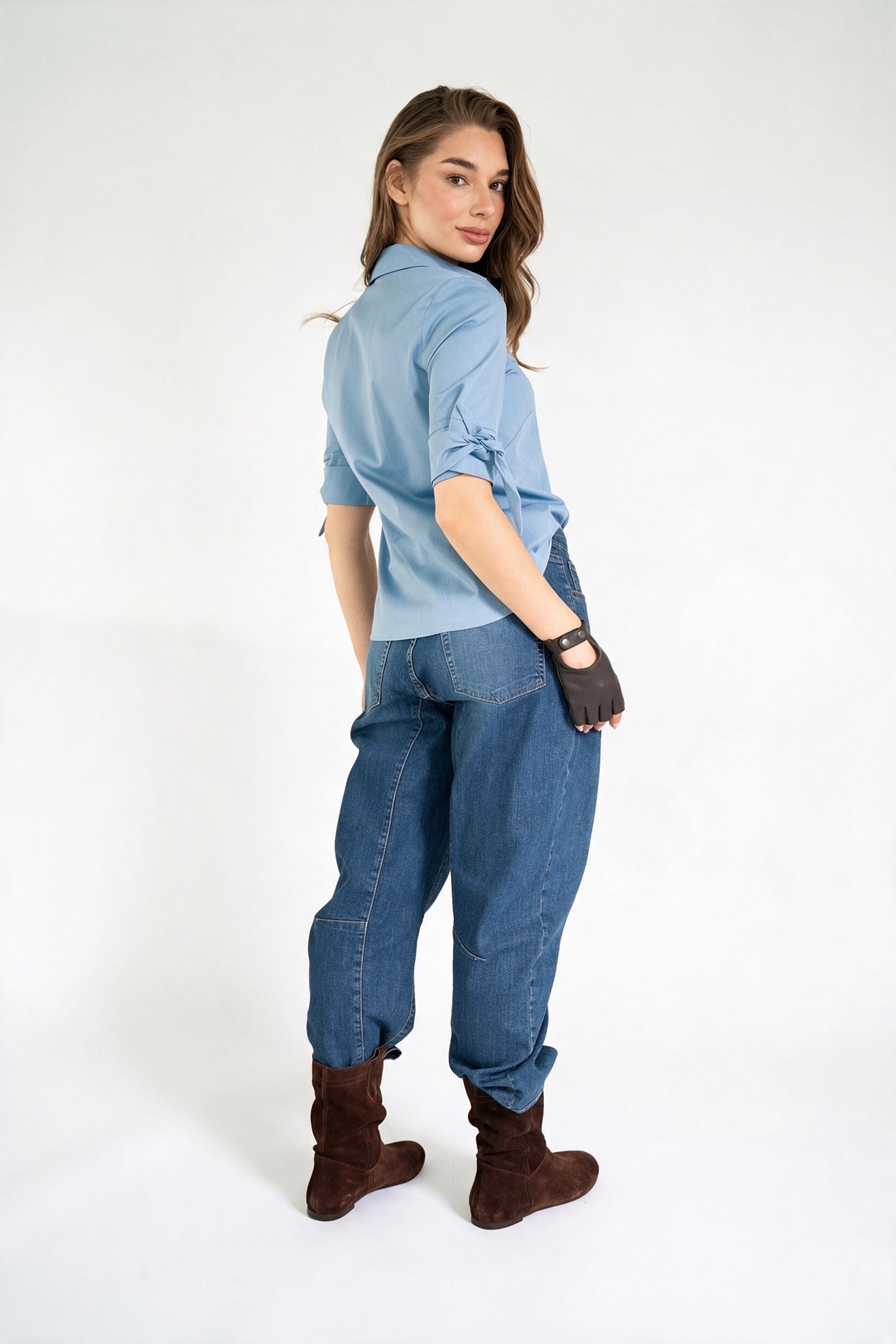 EILINA BLOUSE LIGHT BLUE
