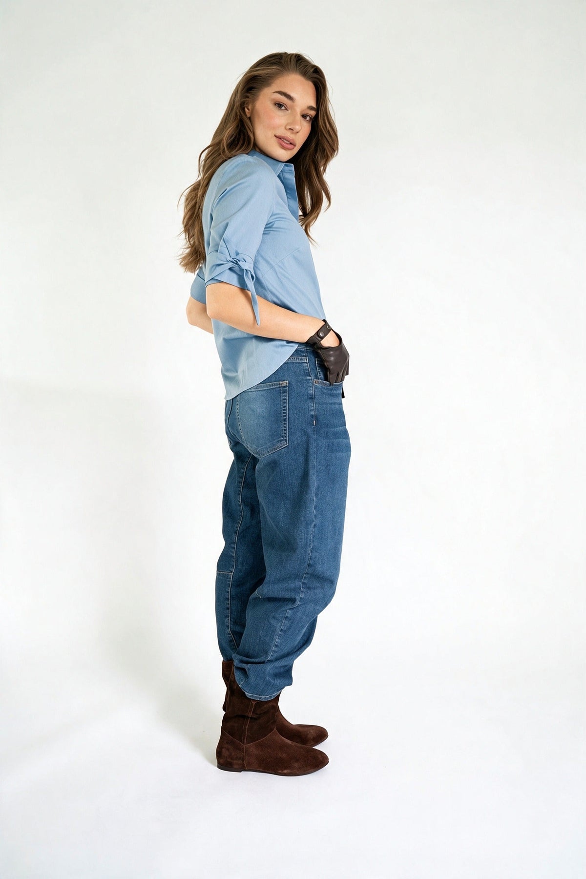 EILINA BLOUSE LIGHT BLUE