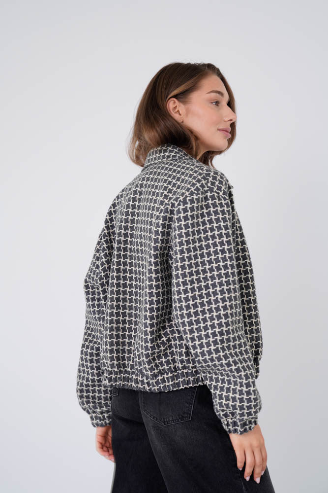 Ococ Bomber Triangle Square Grey