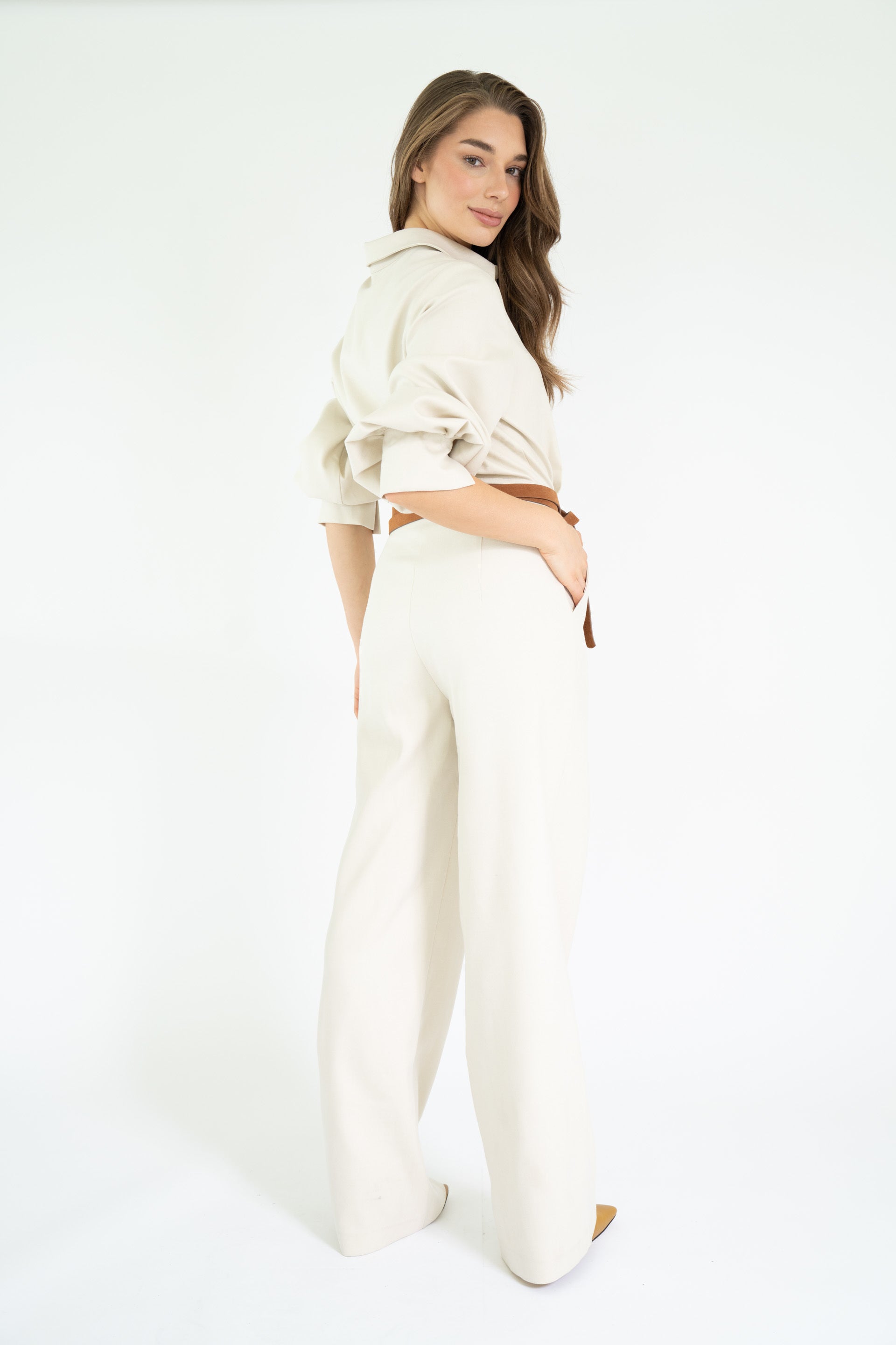 IMENNY JUMPSUIT BEIGE