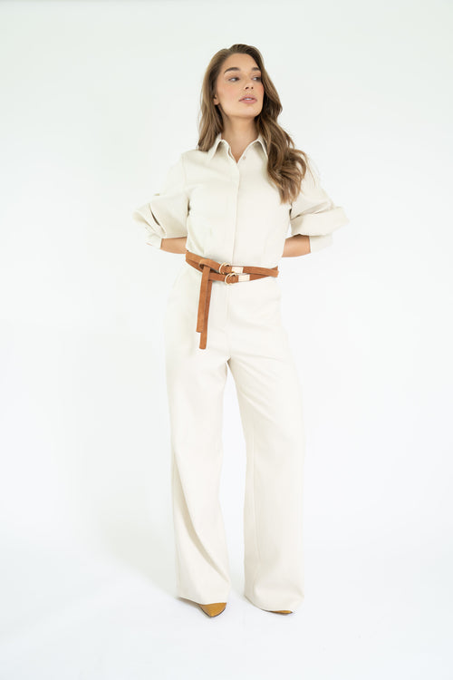 IMENNY JUMPSUIT BEIGE