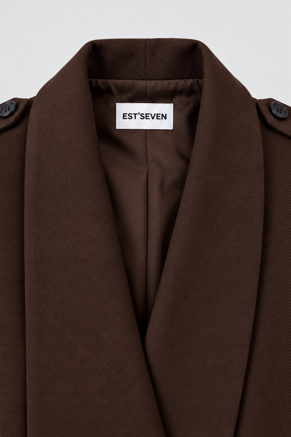 SIRAL TOP DARK BROWN