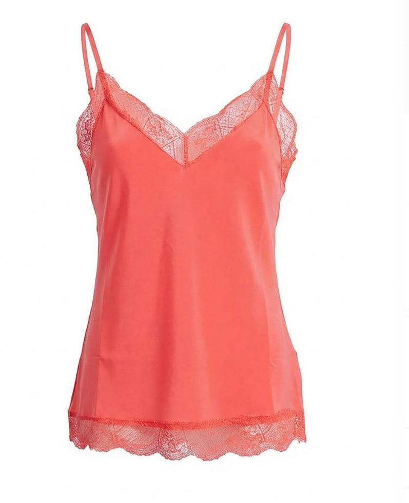 TESSET TOP LACE 26 Coral Pink