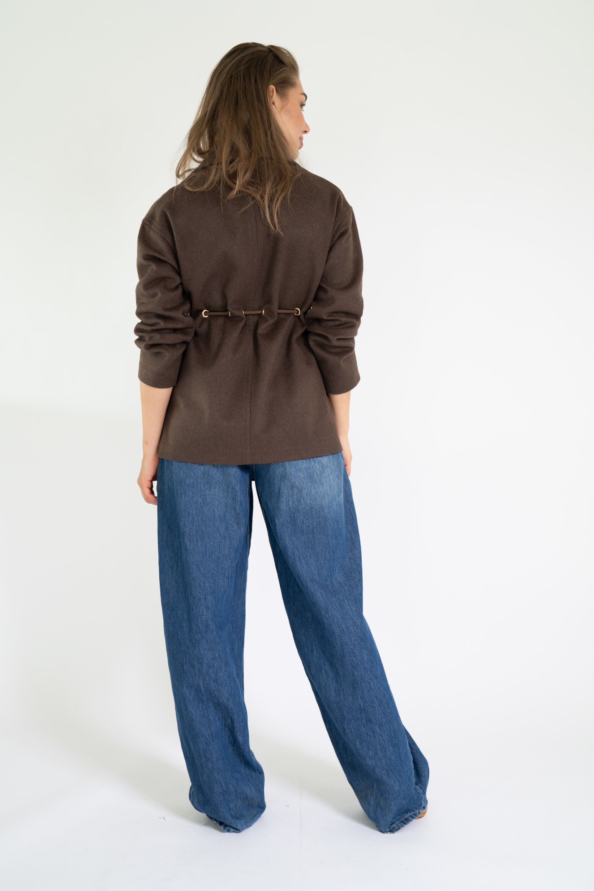 OJACKY JACKET DARK BROWN
