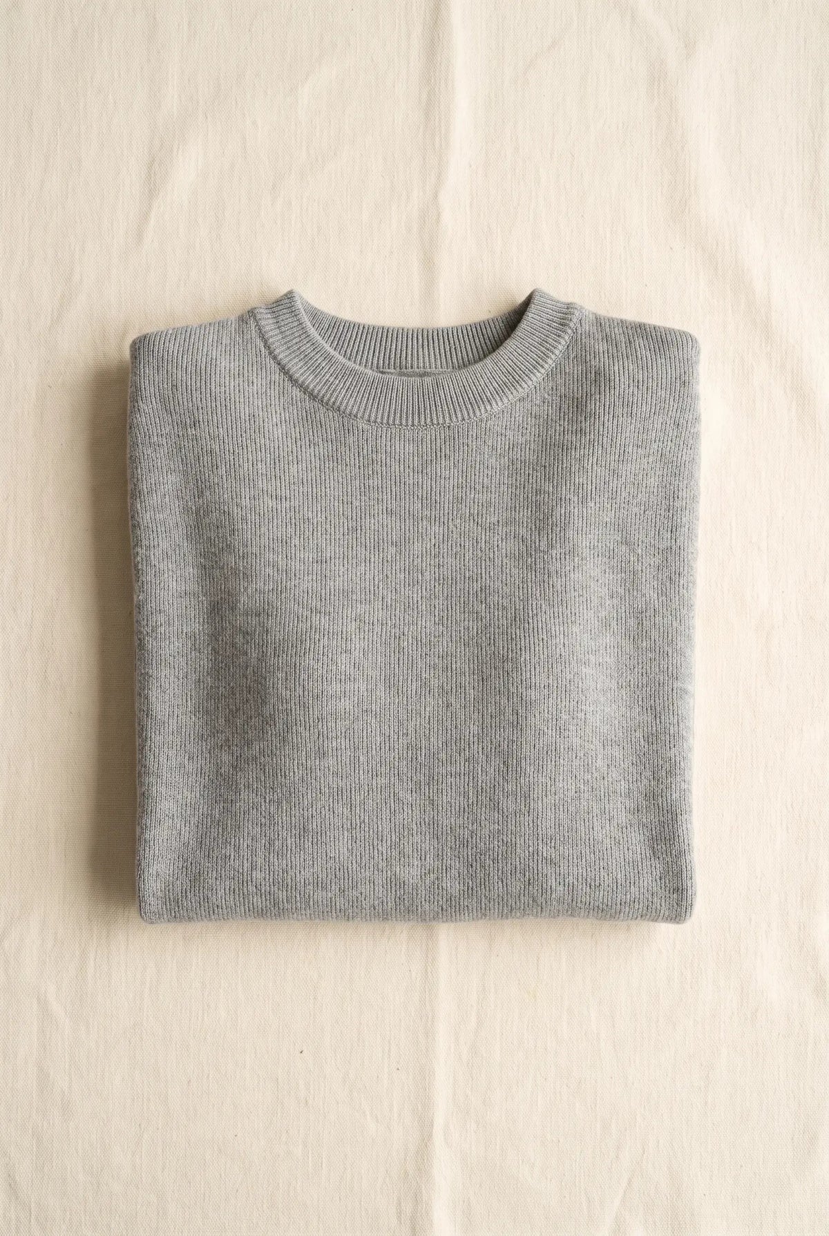 ORI KNIT FW26 GREY - flatlay