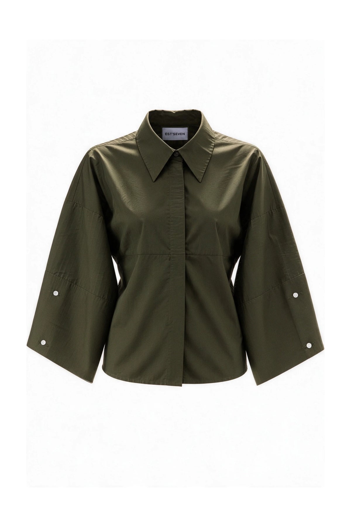AI: VARISSA BLOUSE Army Green