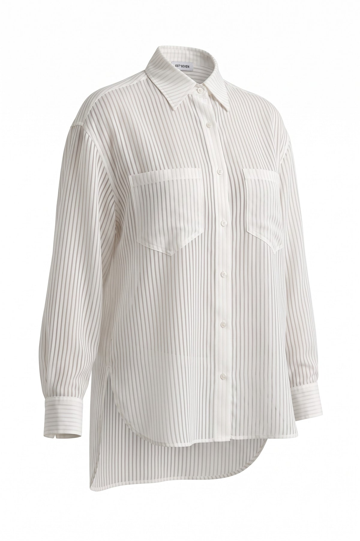 AI: NOOR BLOUSE STRIPED WHITE