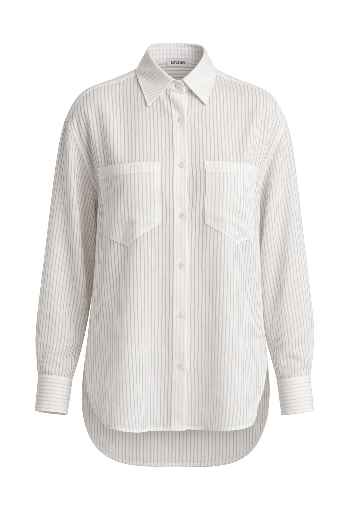AI: NOOR BLOUSE STRIPED WHITE