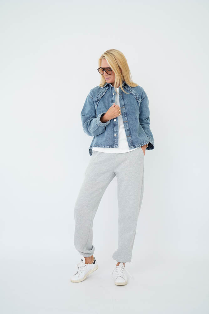 LYON JACKET - BLOUSE Denim Light Blue