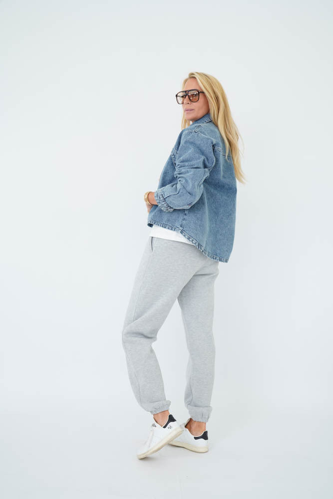 LYON JACKET - BLOUSE Denim Light Blue