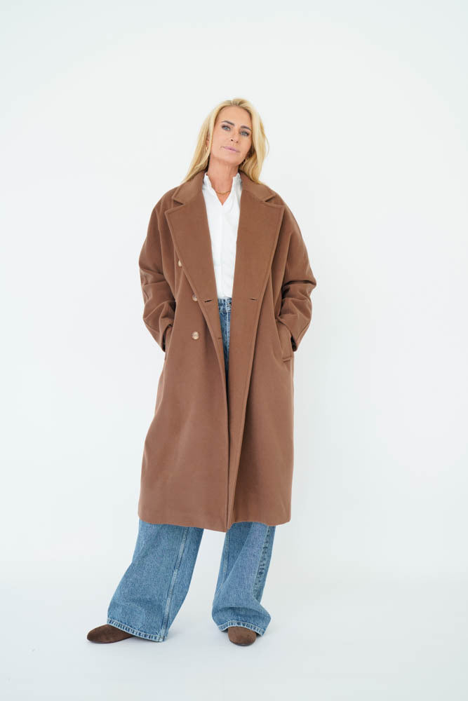 LOUA LONG COAT Camel