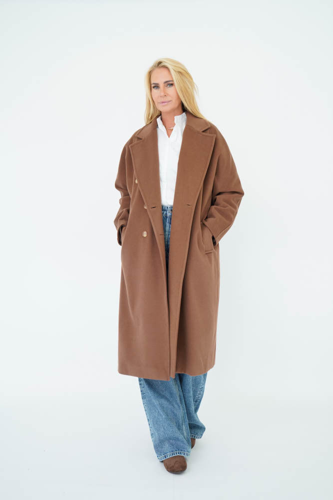 LOUA LONG COAT Camel