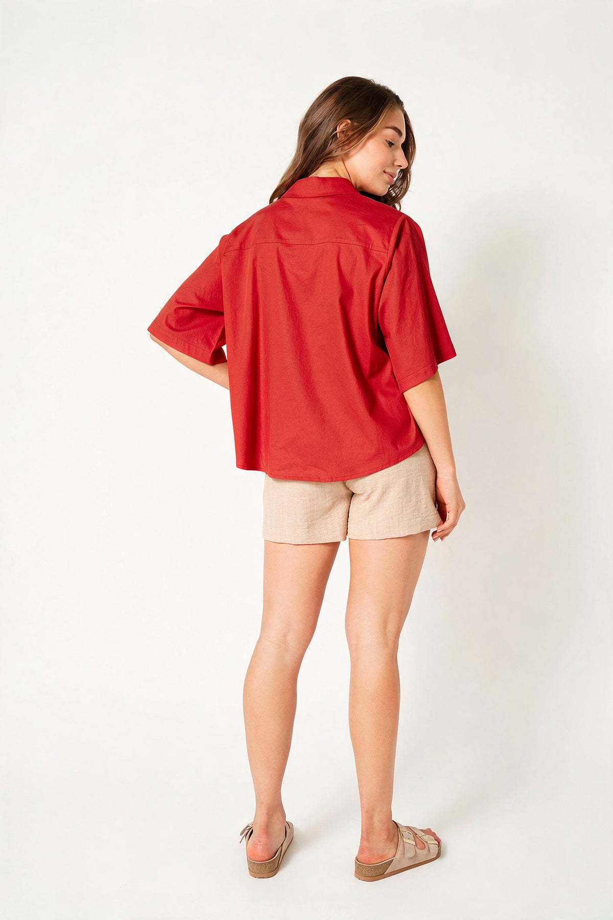 ALIJAH BLOUSE RNBW Dawn Red