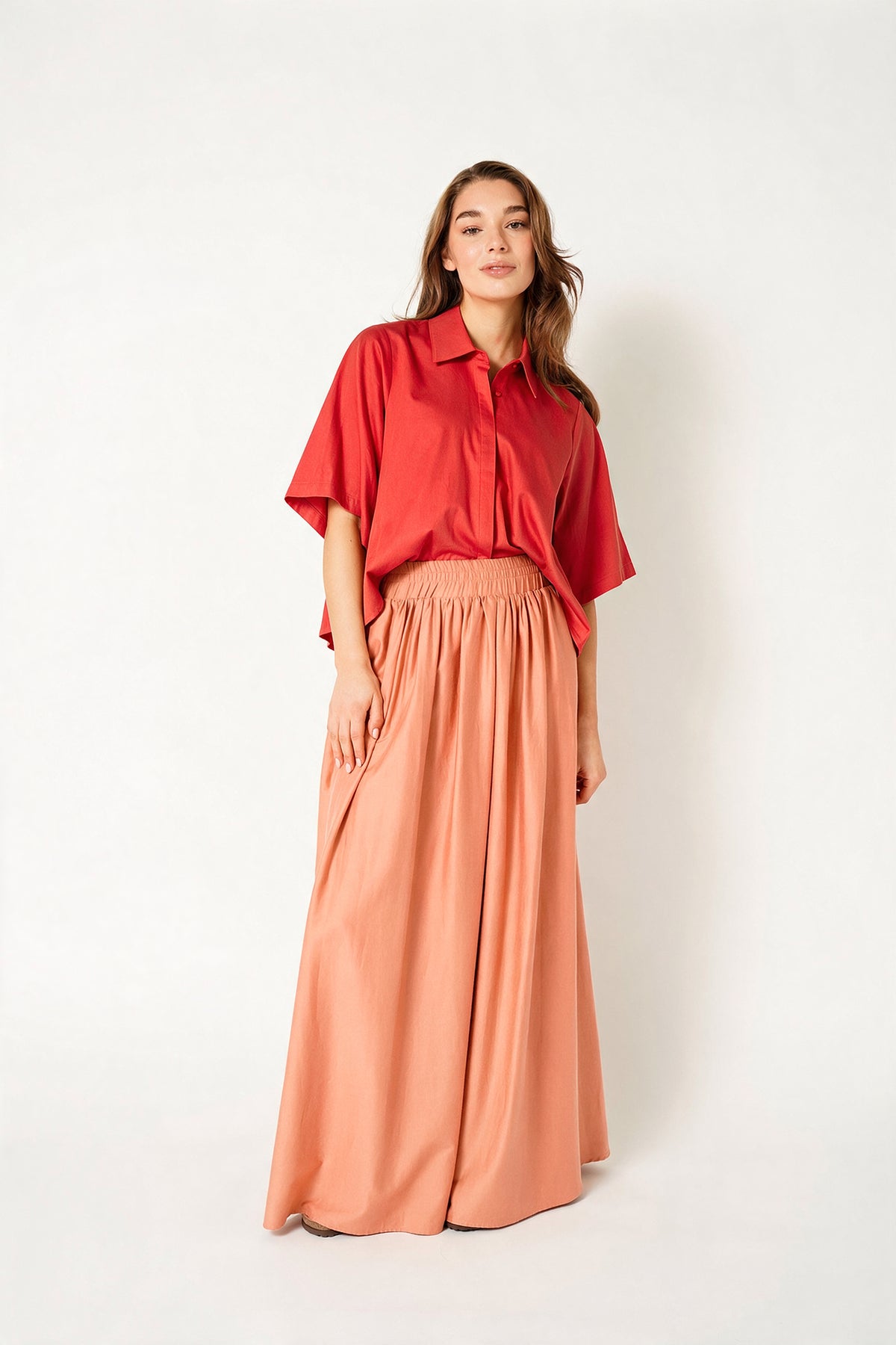 ALIJAH BLOUSE RNBW Dawn Red