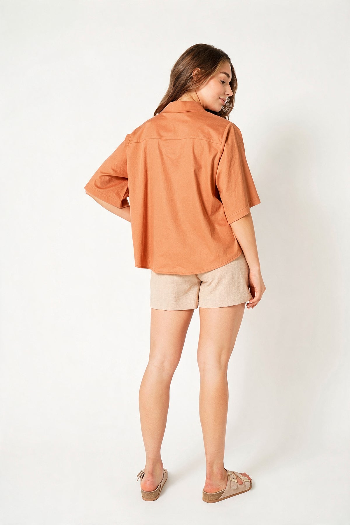 ALIJAH BLOUSE RNBW Terracotta