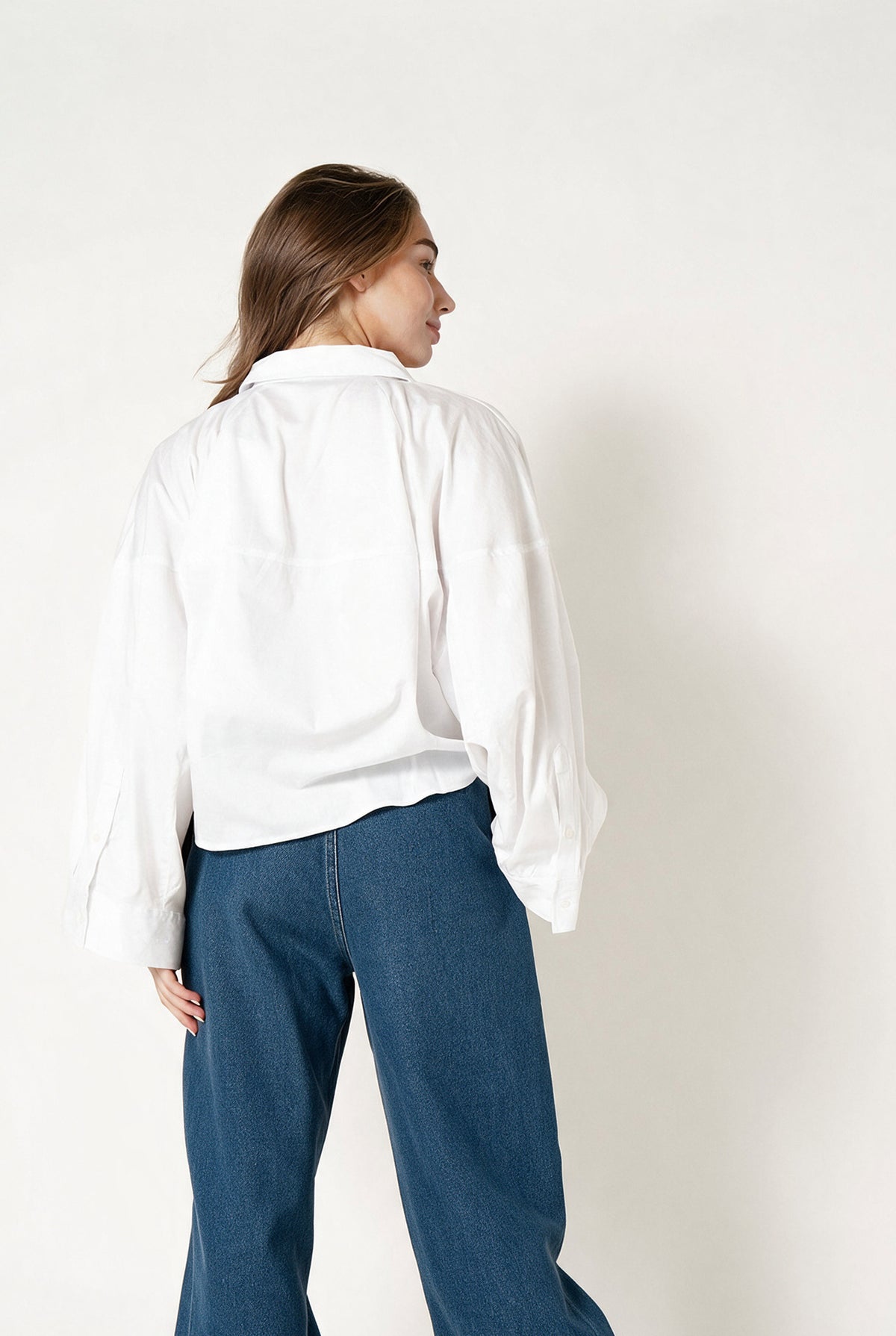 ANNABETH BLOUSE BASIC White