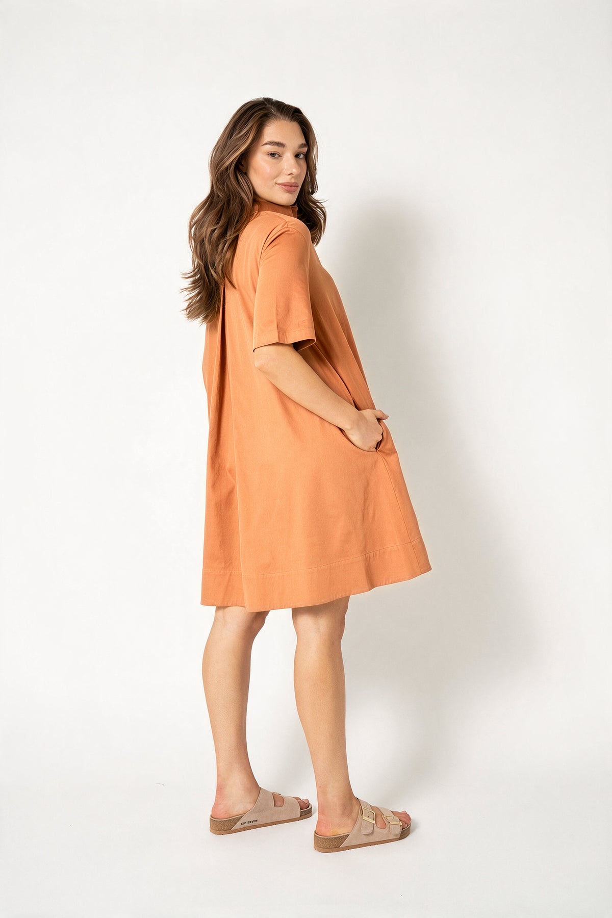 BEYZA DRESS Terracotta