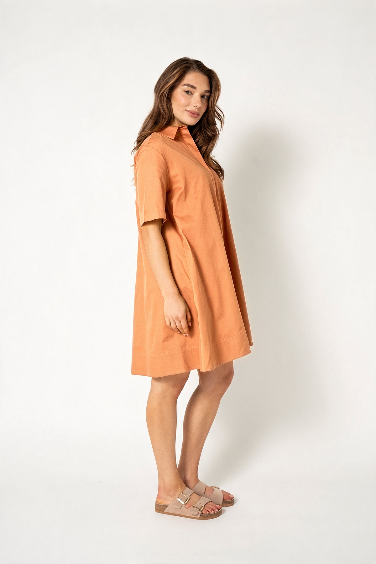 BEYZA DRESS Terracotta