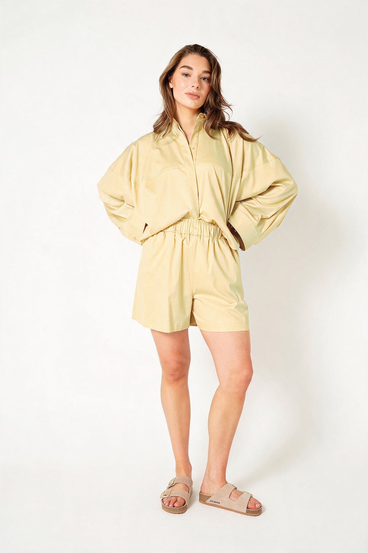 DEFNE SHORTS Sunny Yellow