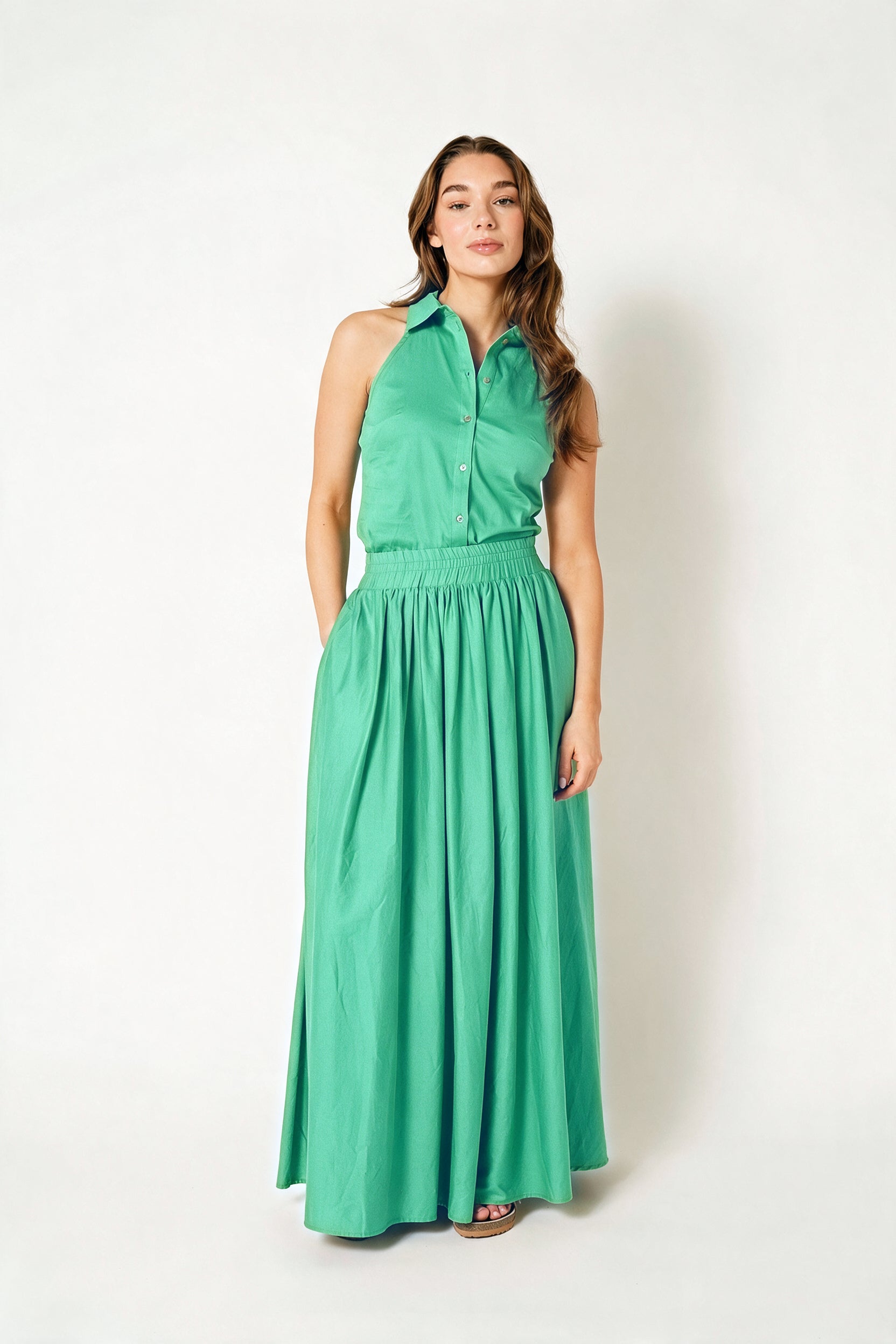 LUCIA BLOUSE RNBW Bright Green