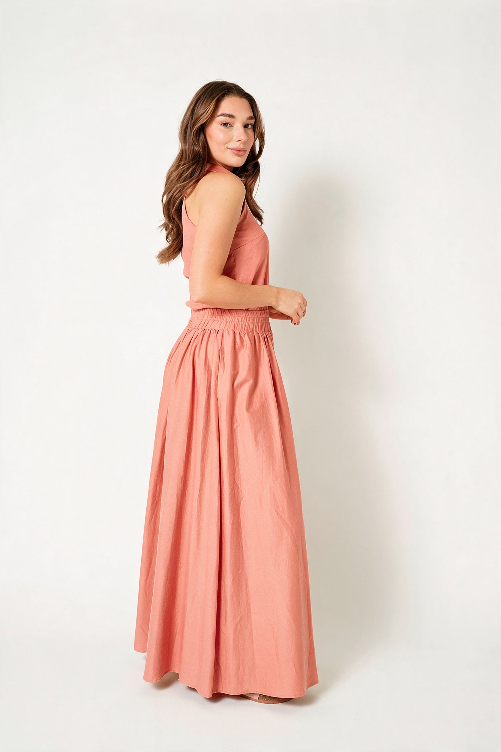 LUCIA BLOUSE RNBW Coral Pink
