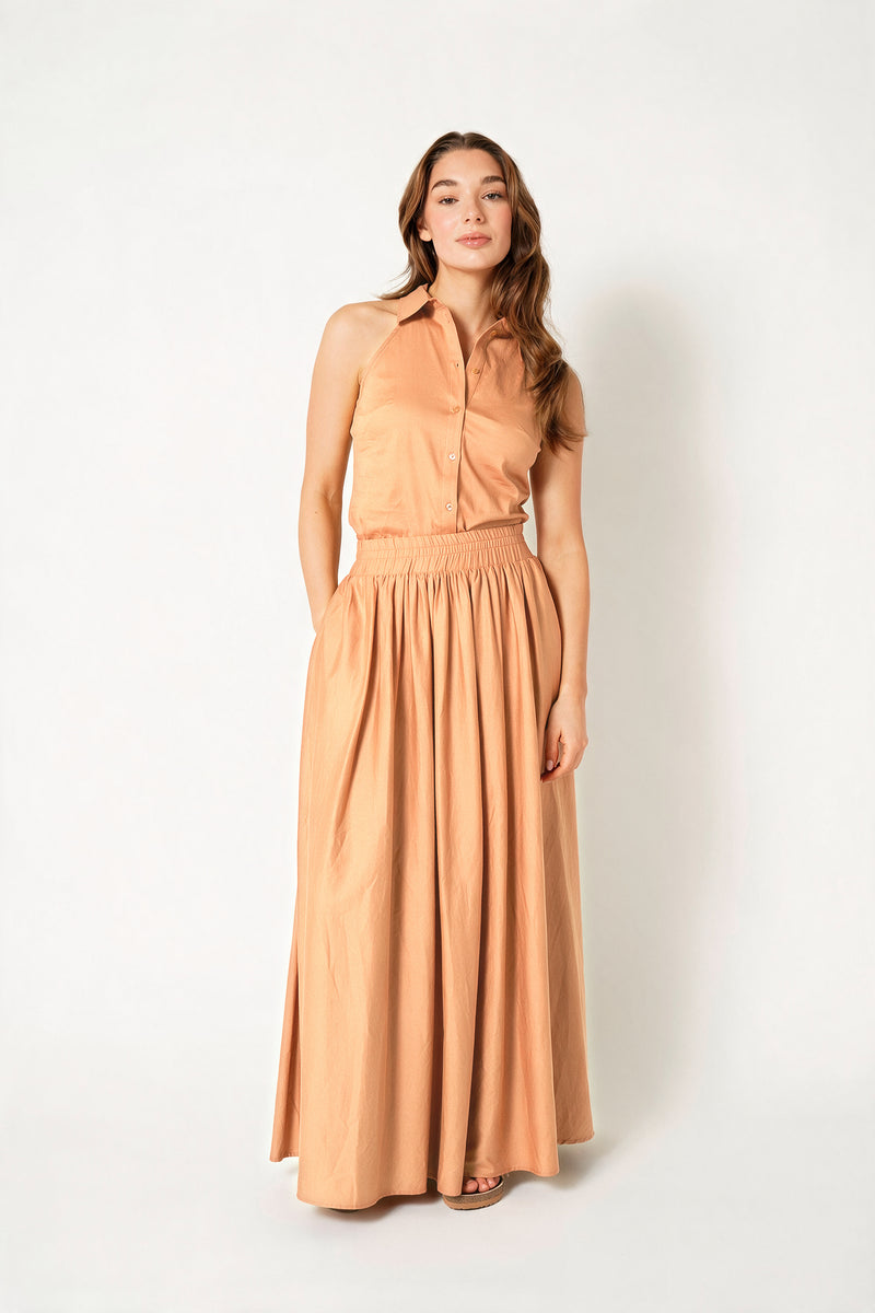 LUCIA BLOUSE RNBW Terracotta