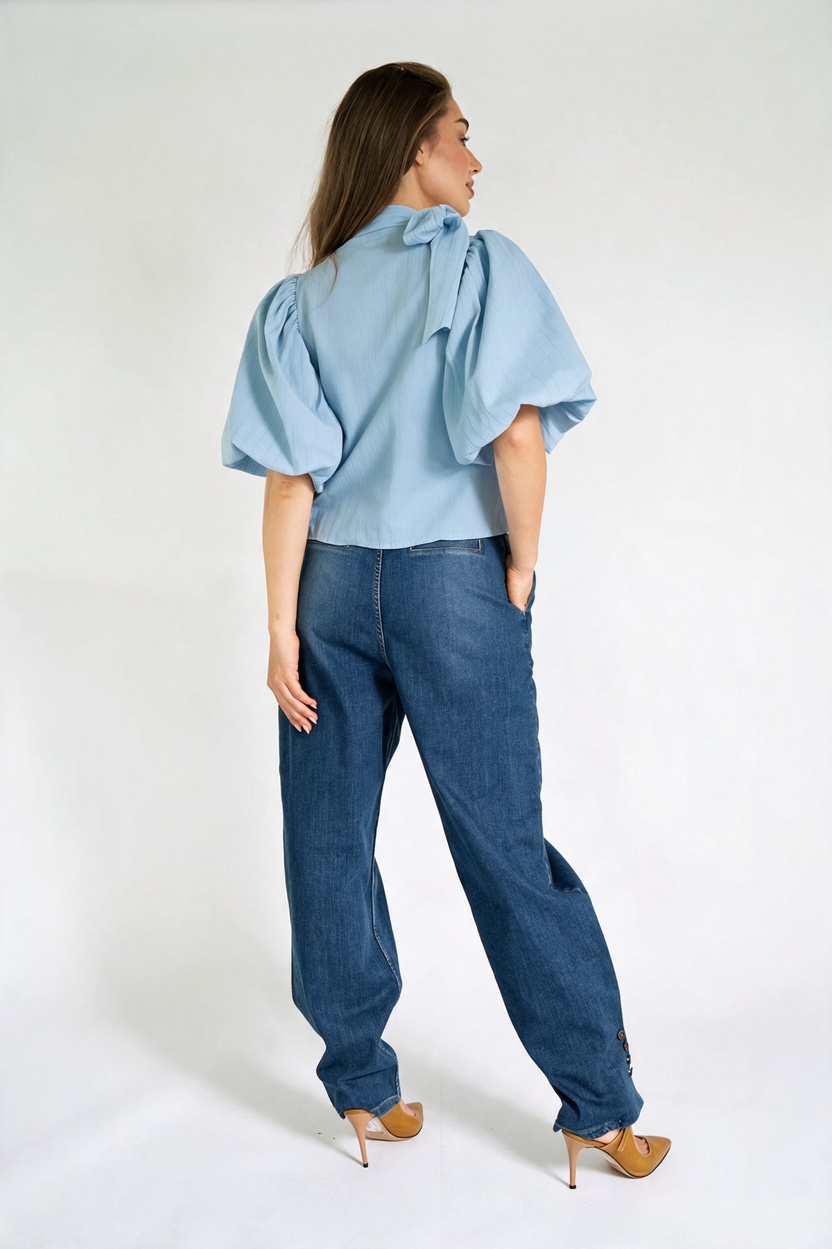NIA BLOUSE LIGHT BLUE