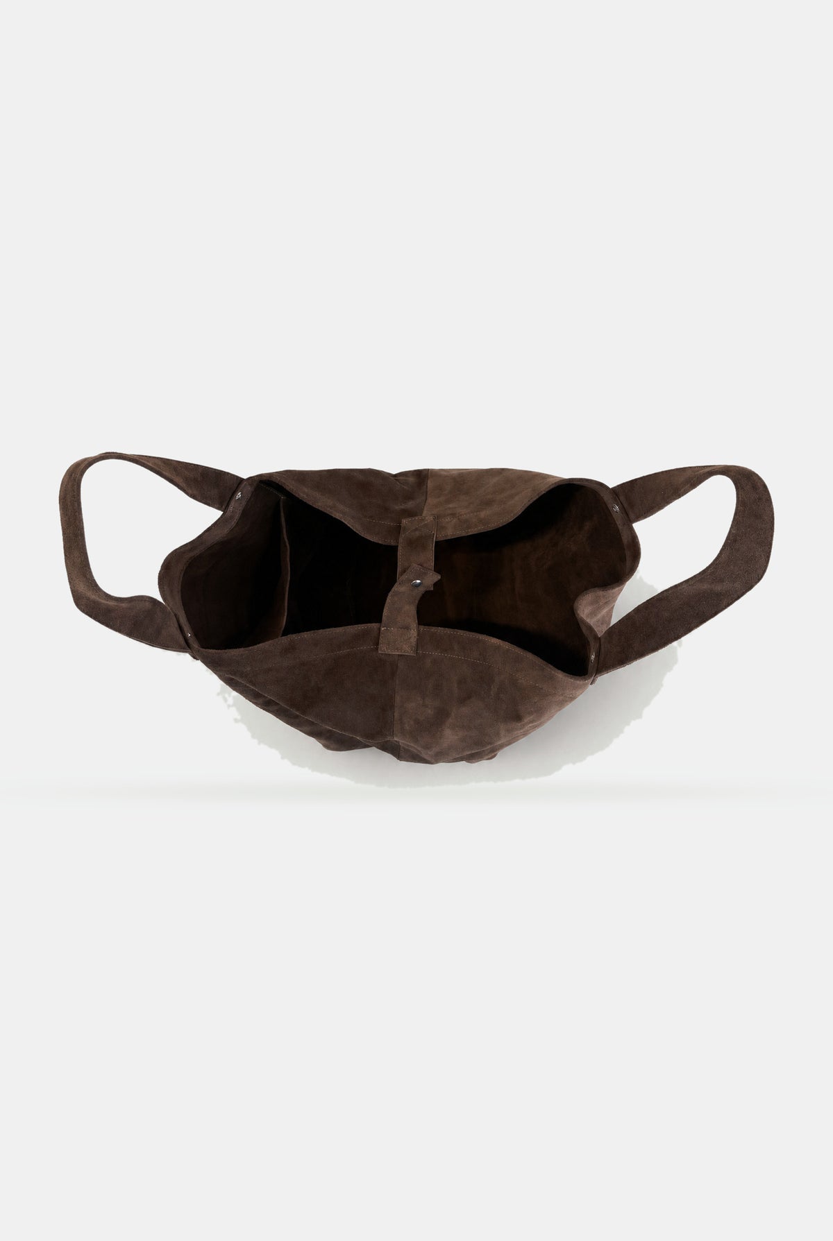 SHOPPER BAG EvC Suede Brown