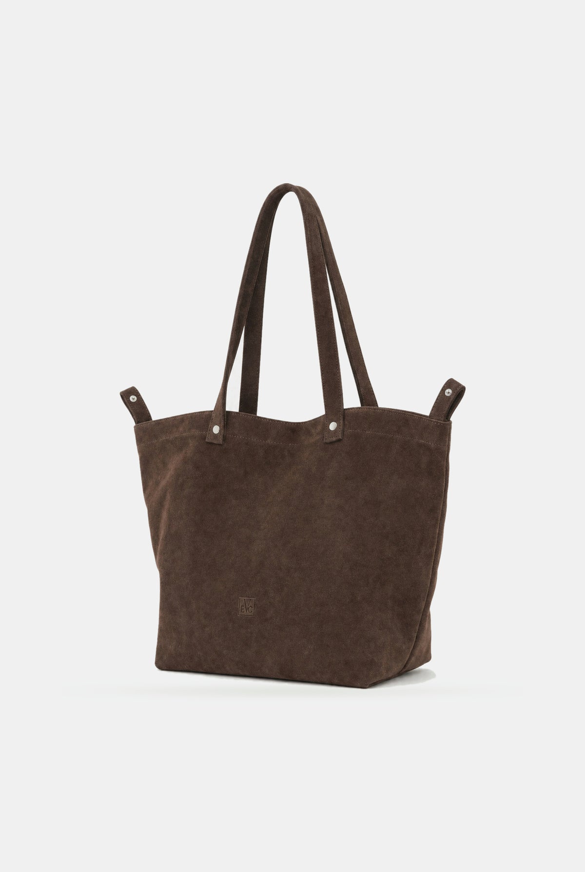SHOPPER BAG EvC Suede Brown