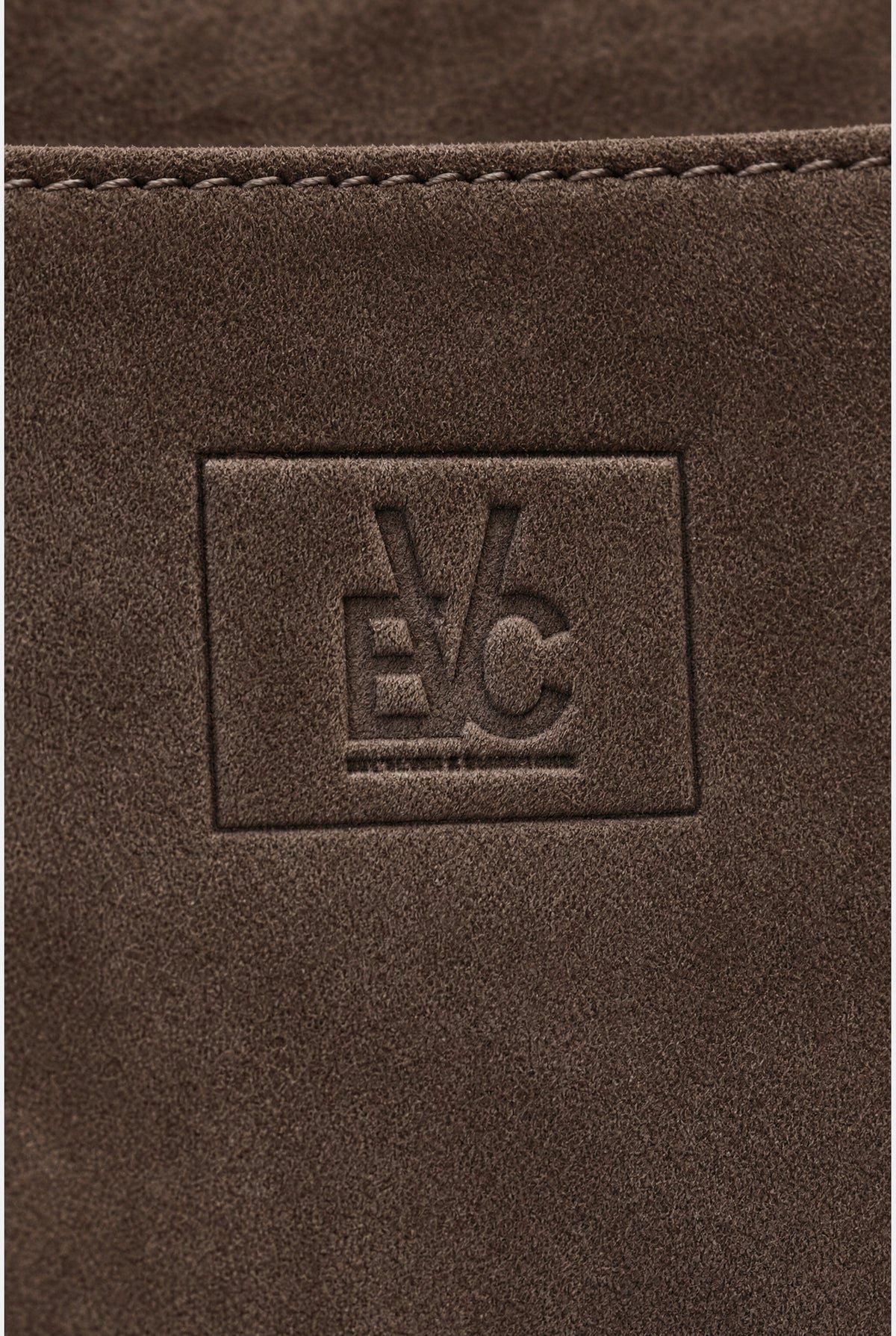 SHOPPER BAG EvC Suede Brown