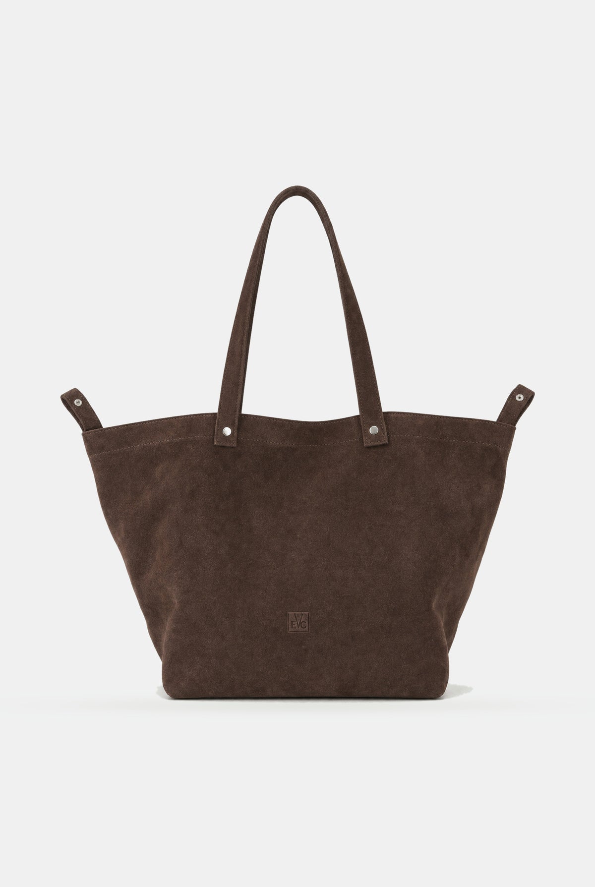 SHOPPER BAG EvC Suede Brown