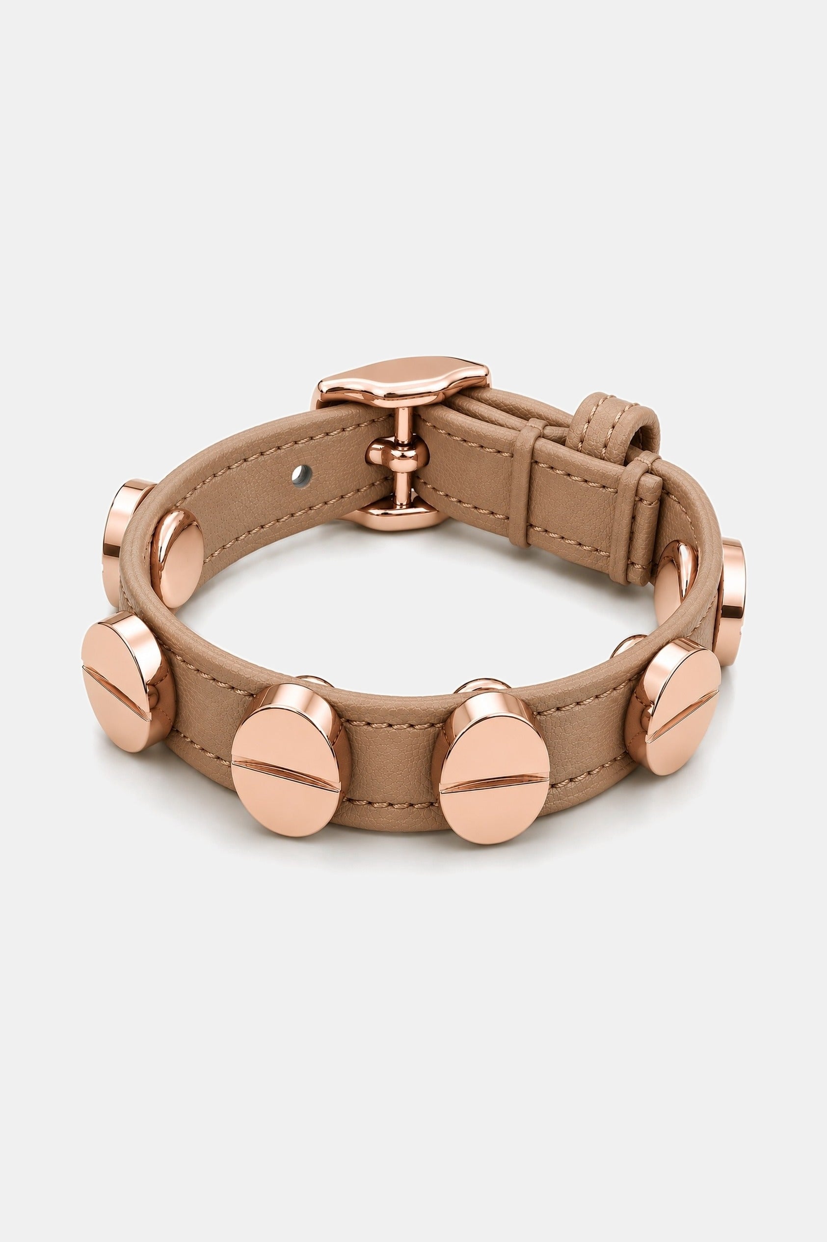 Screw Bracelet Praline - Rose Gold
