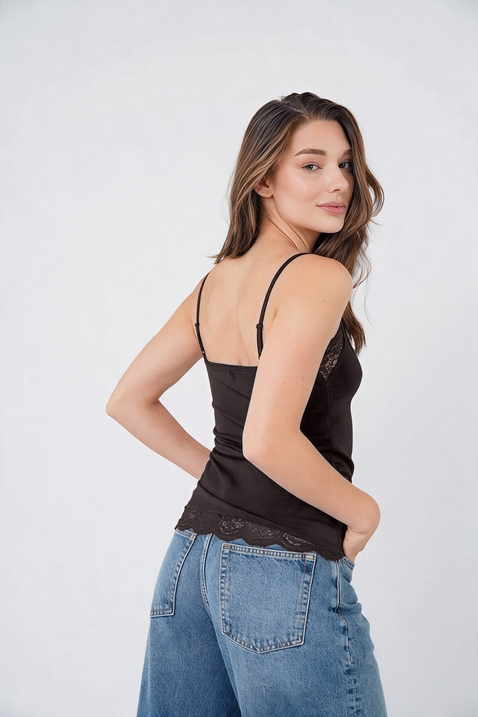 TESSET TOP LACE 26 Brown