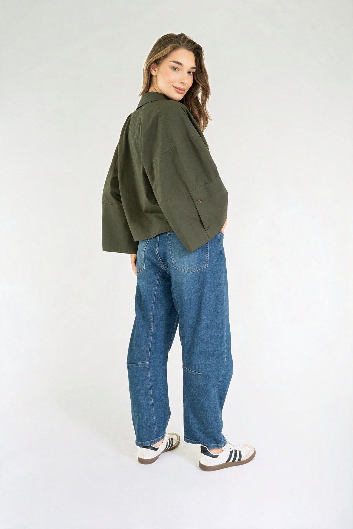 VARISSA BLOUSE Army Green