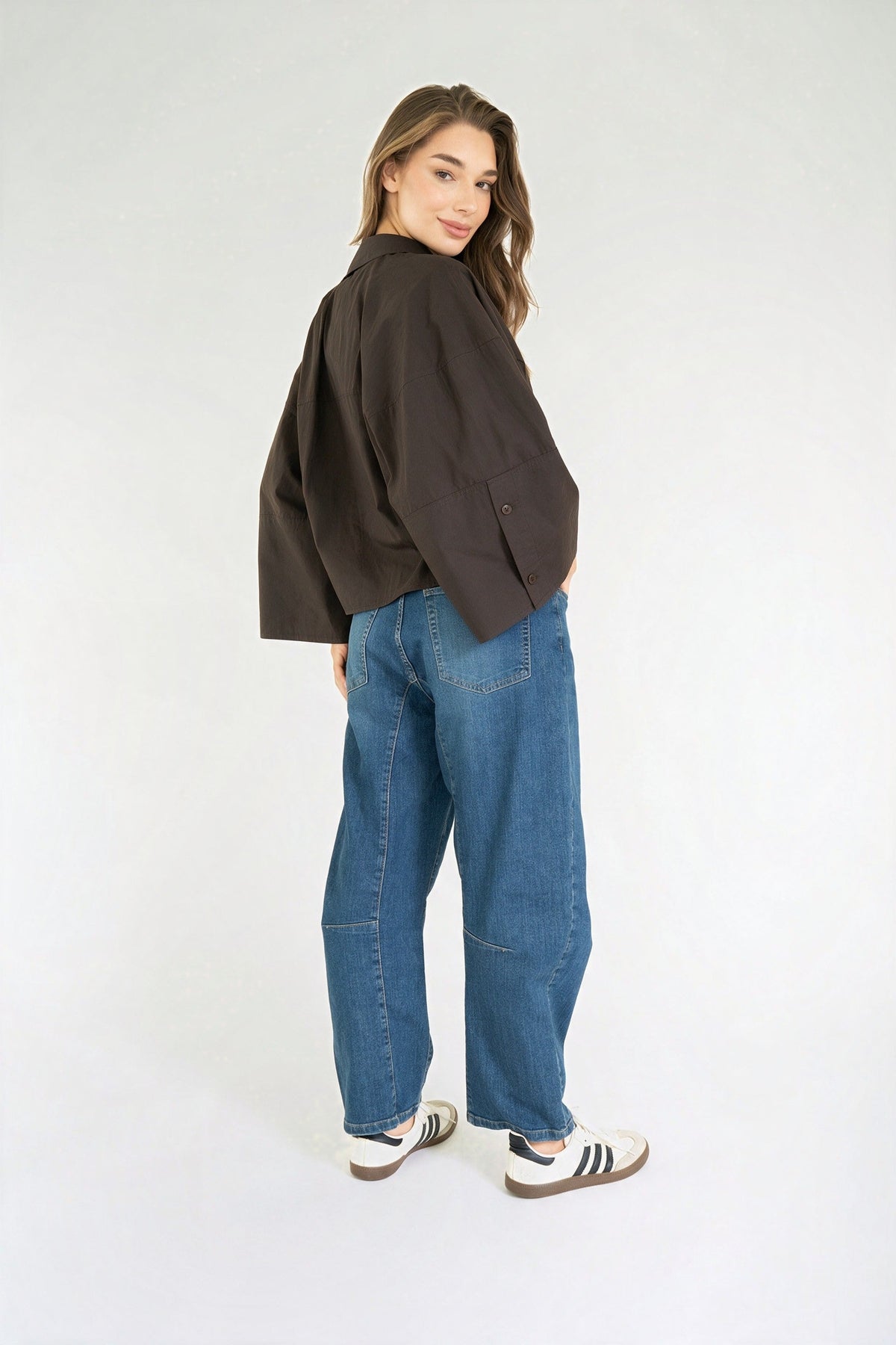 VARISSA BLOUSE DARK BROWN