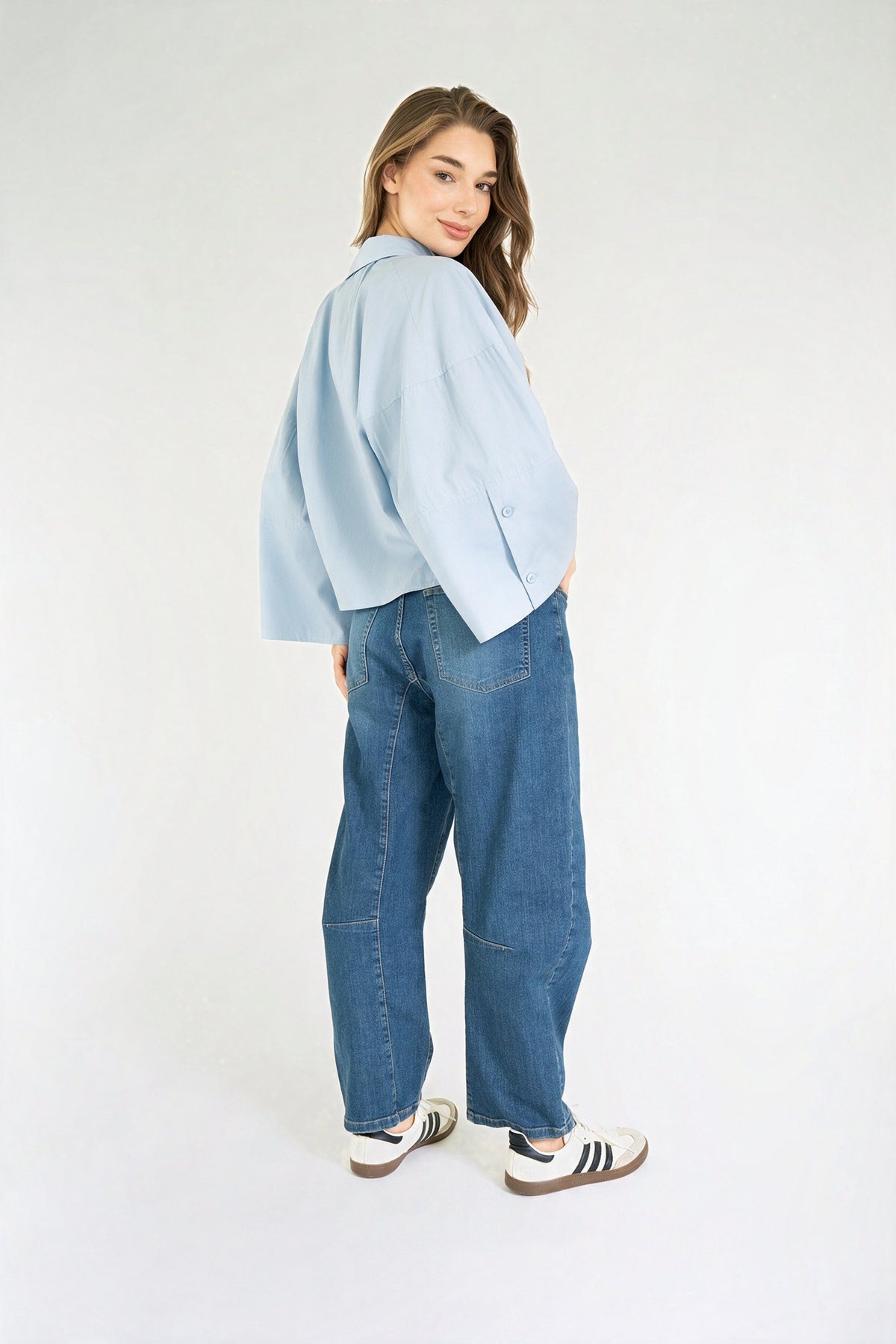 VARISSA BLOUSE Light Blue
