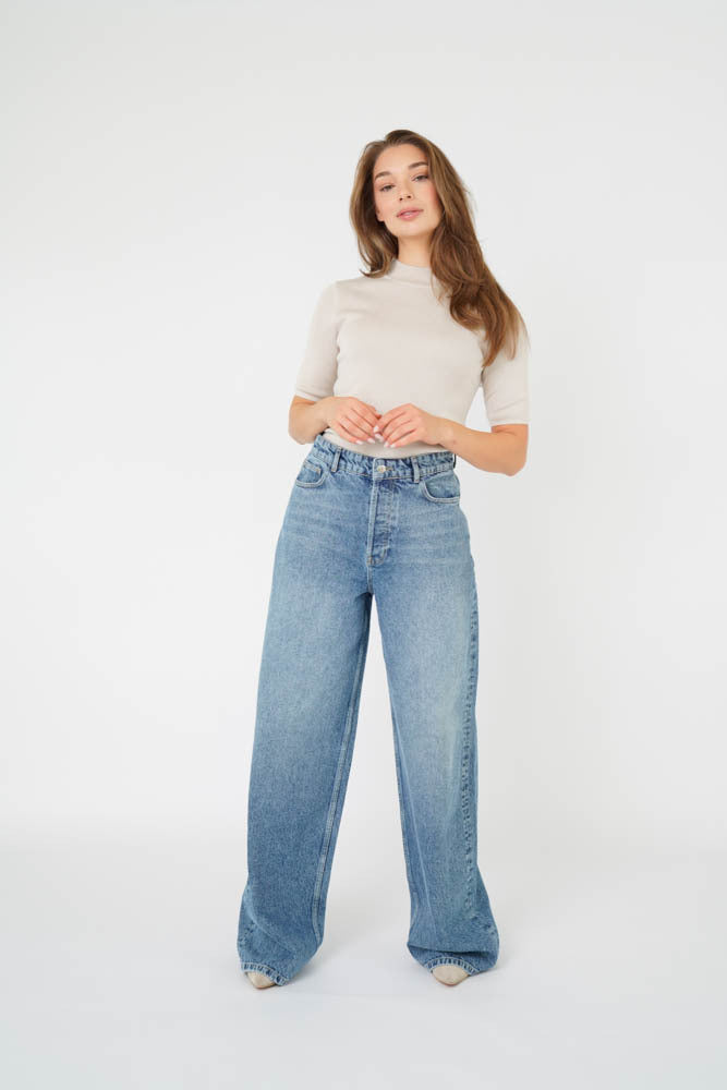 Evi Split DENIM 27 LIGHT STONE BLUE